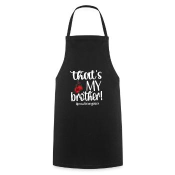 Boxe Sœur Fière Boxe Sœur Boxer Cadeau - Tablier de cuisine - noir - Devant - AI Model Male 185 dark (185cm)