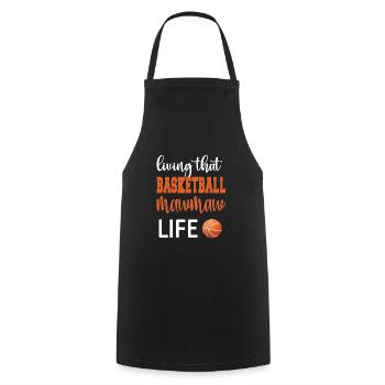 Mawmaw Grandma Of Basketball Player Basketball Mawmaw - Cooking Apron - black - Front - AI Model Male 185 dark (185cm)