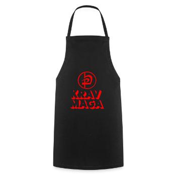 Krav Maga Symbol - Cooking Apron - black - Front - AI Model Male 185 dark (185cm)