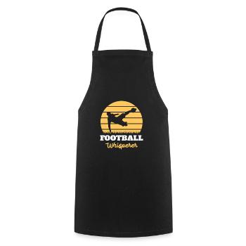 Funny Football Whisperer - Cooking Apron - black - Front - AI Model Male 185 dark (185cm)