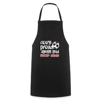 Fier de football Meme Grand-mère de joueur de football Meme - Tablier de cuisine - noir - Devant - AI Model Male 185 dark (185cm)