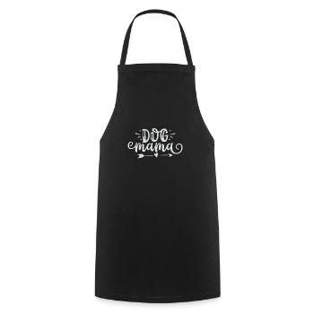 Chiens Maman - Tablier de cuisine - noir - Devant - AI Model Male 185 dark (185cm)
