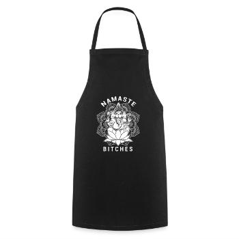 Namastè B... - Tablier de cuisine - noir - Devant - AI Model Male 185 dark (185cm)