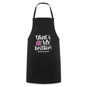 Archery Sister Archer Sister - Cooking Apron - black - Front - AI Model Male 185 dark (185cm)