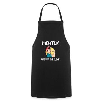Mentor Appreciation Personal Mentor Gifts - Cooking Apron - black - Front - AI Model Male 185 dark (185cm)