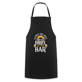 Kreuzfahrt Kreuzfahrturlaub Biertrinker - Kochschürze - Schwarz - Vorne - AI Model Male 185 dark (185cm)