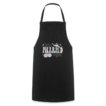 PharmD Doctor Of Pharmacy Halloween Pharmacist - Cooking Apron - black - Front - AI Model Male 185 dark (185cm)