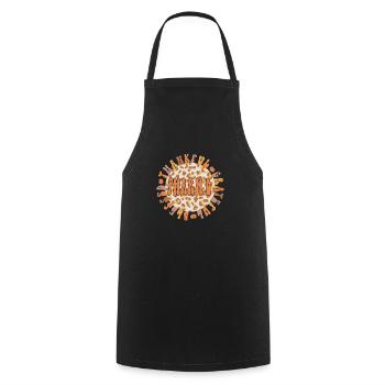 PharmD Doctor Of Pharmacy Thanksgiving Pharmacist - Cooking Apron - black - Front - AI Model Male 185 dark (185cm)