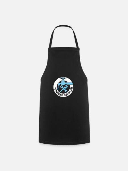 Klempner Service T-Shirt & Geschenk - Kochschürze - Schwarz