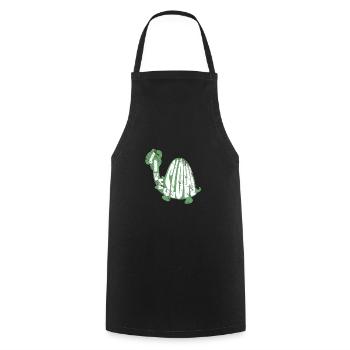 Turtle - Cooking Apron - black - Front - AI Model Male 185 dark (185cm)