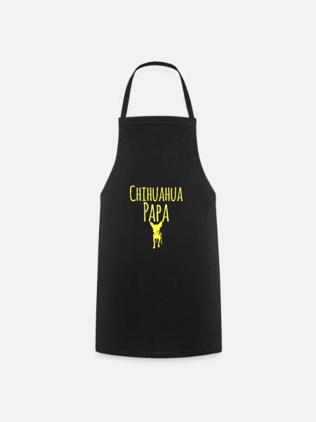 Chihuahua Papa Shirt & Geschenkidee Hund - Kochschürze - Schwarz