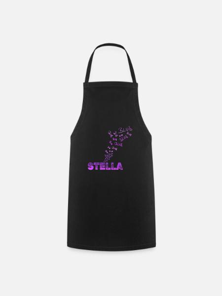 Spaßig Stella - Kochschürze - Schwarz