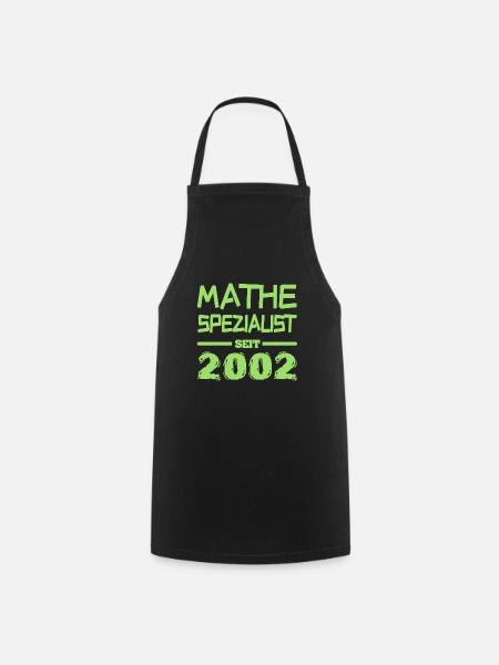 Mathespezialist 2002 - Kochschürze - Schwarz