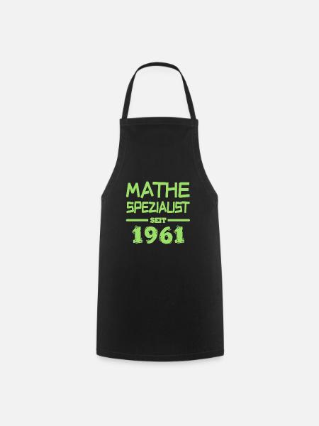 Mathespezialist 1961 - Kochschürze - Schwarz