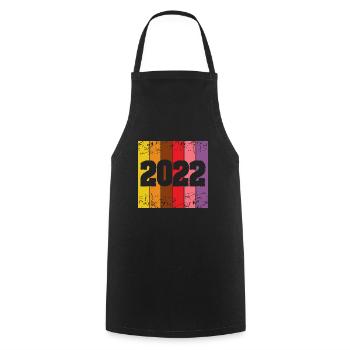Millésime 2022 - Tablier de cuisine - noir - Devant - AI Model Male 185 dark (185cm)