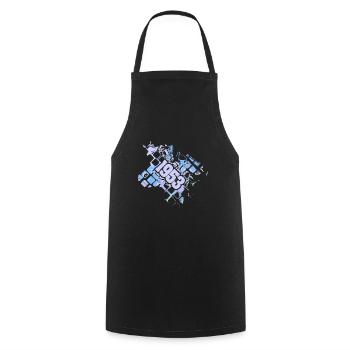 Nerd 1953 - Cooking Apron - black - Front - AI Model Male 185 dark (185cm)