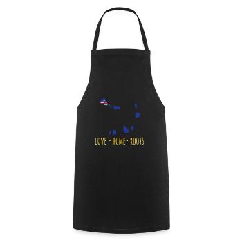 Cape Verde flag Cabo Verde flag - Cooking Apron - black - Front - AI Model Male 185 dark (185cm)
