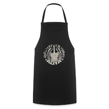 Aliya - Cooking Apron - black - Front - AI Model Male 185 dark (185cm)