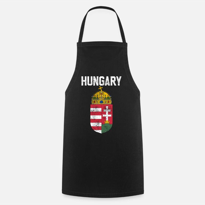 Ungarn - Kochschürze - Schwarz