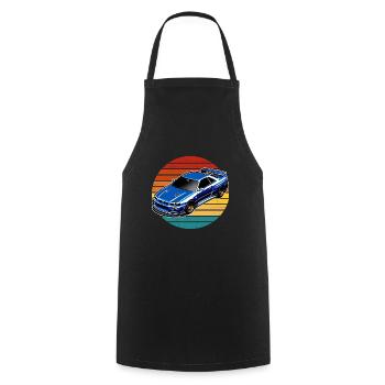 Jdm / Tuning / Turbocharger / Rims / Chiptuning - Cooking Apron - black - Front - AI Model Male 185 dark (185cm)