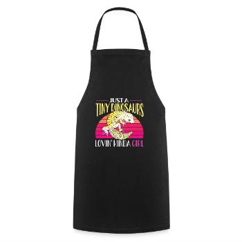 Leopard Gecko Lizard Reptiles Herpetologist - Cooking Apron - black - Front - AI Model Male 185 dark (185cm)