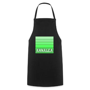 Gift idea Annalea - Cooking Apron - black - Front - AI Model Male 185 dark (185cm)