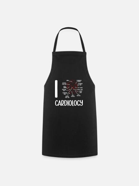 Infirmière cardiologue en cardiologie - Tablier de cuisine - noir
