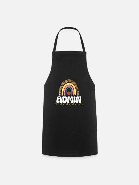 Secrétaire, Adjointe administrative, Commis de bureau - Tablier de cuisine - noir