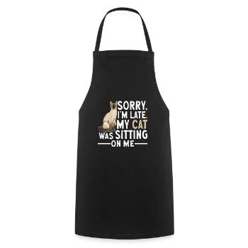 Siamese Cat Siamese Cat - Cooking Apron - black - Front - AI Model Male 185 dark (185cm)