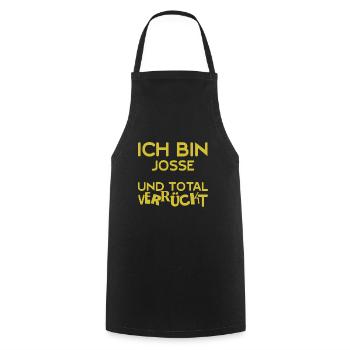 Gift for Josse - Cooking Apron - black - Front - AI Model Male 185 dark (185cm)