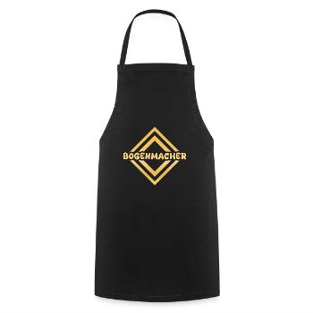 Bow maker - Cooking Apron - black - Front - AI Model Male 185 dark (185cm)