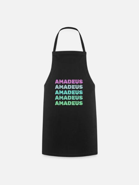 Amadeus als Amadeus - Kochschürze - Schwarz