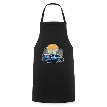 Jdm / Tuning / Turbocharger / Rims / Chiptuning - Cooking Apron - black - Front - AI Model Male 185 dark (185cm)