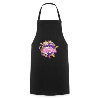 Candy Security Kids Parents Matching Birthday - Cooking Apron - black - Front - AI Model Male 185 dark (185cm)