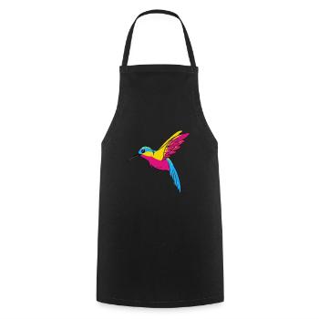 Pansexual Pride Funny Design Colors by PANSEXUAL - Cooking Apron - black - Front - AI Model Male 185 dark (185cm)