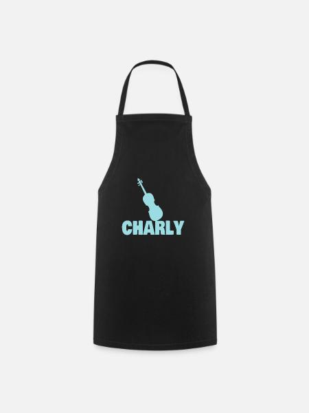 Bratsche Charly - Kochschürze - Schwarz