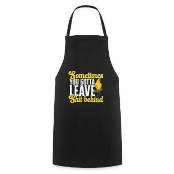 Parakeet, Parrot, Parakeet, Bird - Cooking Apron - black - Front - AI Model Male 185 dark (185cm)