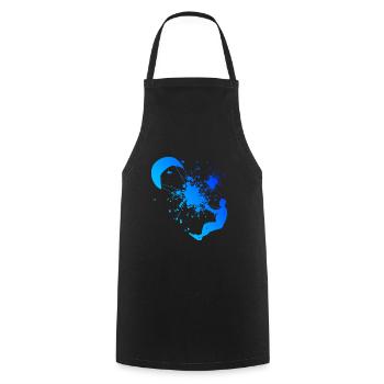Kitesurf Femmes Kitesurfer Kitesurf Kitesurf - Tablier de cuisine - noir - Devant - AI Model Male 185 dark (185cm)