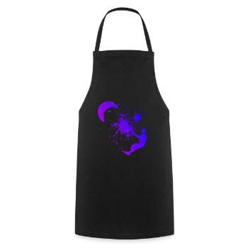 Kitesurfen Kitesurfing Kitesurfer Kiten Kitesurf - Cooking Apron - black - Front - AI Model Male 185 dark (185cm)