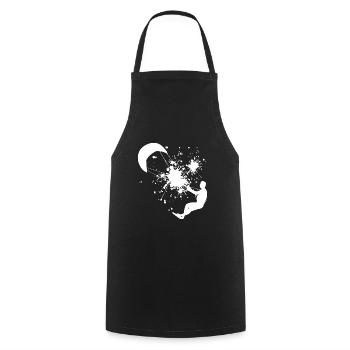 Kitesurfen Kiten Kitesurf Kite Kitesurfing - Cooking Apron - black - Front - AI Model Male 185 dark (185cm)