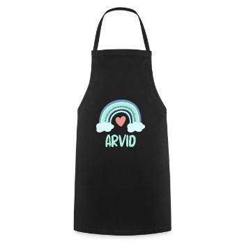 Arvid Nom Rainbow Baby - Tablier de cuisine - noir - Devant - AI Model Male 185 dark (185cm)