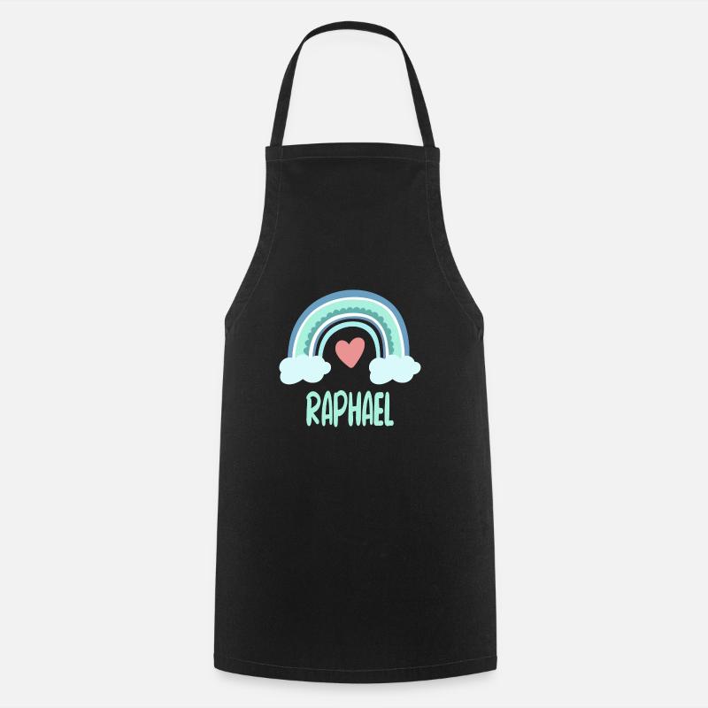 Raphaël Nom Rainbow Baby - Tablier de cuisine - noir