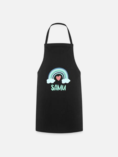 Samu Nom Rainbow Baby - Tablier de cuisine - noir
