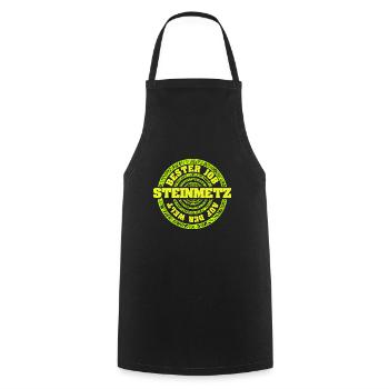 Emploi tailleur de pierre - Tablier de cuisine - noir - Devant - AI Model Male 185 dark (185cm)