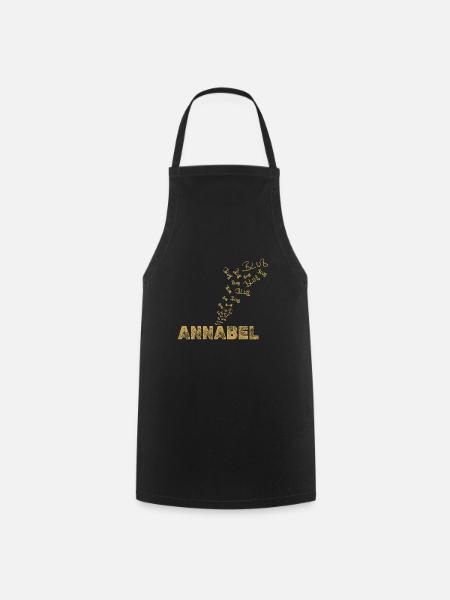 Geschenk für Annabel - Kochschürze - Schwarz