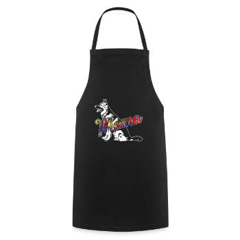 German Shepherd German Shepherd Mama - Cooking Apron - black - Front - AI Model Male 185 dark (185cm)