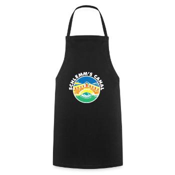 Schlemm's Canal Glaucoma Funny Optometrist Quote - Cooking Apron - black - Front - AI Model Male 185 dark (185cm)