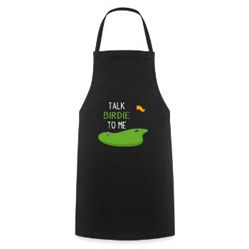 Funny Golf Talk Birdie To Me - Cooking Apron - black - Front - AI Model Male 185 dark (185cm)