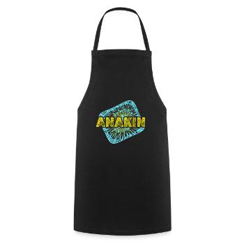 Warp Enterprise Stardust Anakin - Cooking Apron - black - Front - AI Model Male 185 dark (185cm)