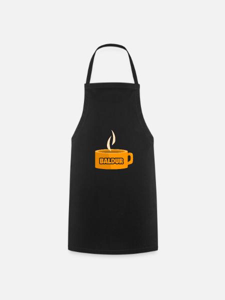 Teetasse Baldur - Kochschürze - Schwarz
